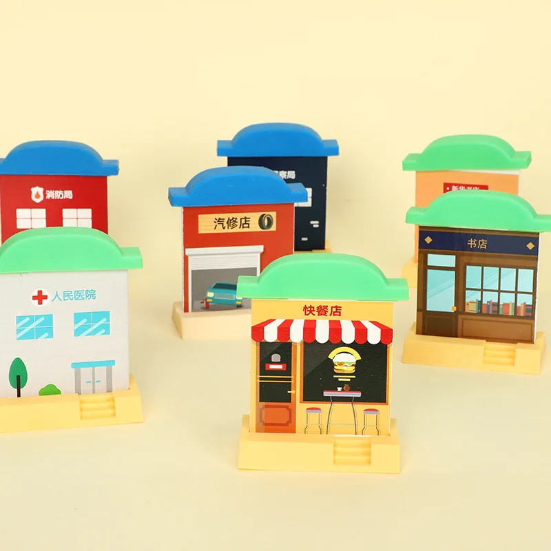 a Variety of Cabin Combination Wooden Track Scene Accessories Suitable for Train Track Scene Toys Children Track Toys Wood P157
a Variety of Cabin Combination Wooden Track Scene Accessories Suitable for Train Track Scene Toys Children Track Toys Wood P157