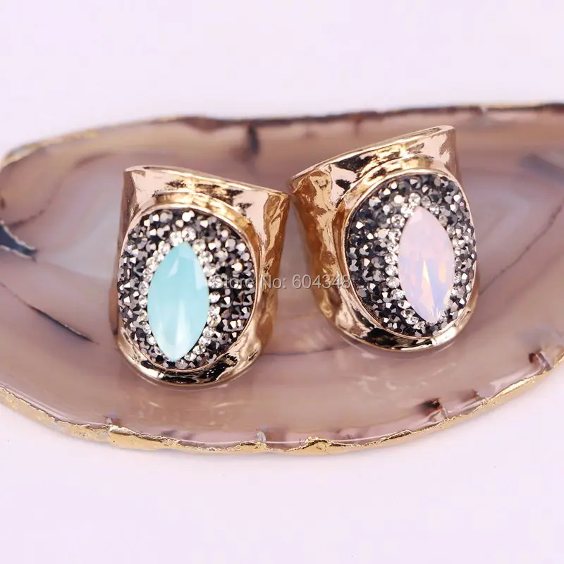 5pcs ZYZ131-3176 Facted Crystal Quartz Stone cuff Ring, Pave Crystal Zircon Gems Rings, Statement Rings
5pcs ZYZ131-3176 Facted Crystal Quartz Stone cuff Ring, Pave Crystal Zircon Gems Rings, Statement Rings