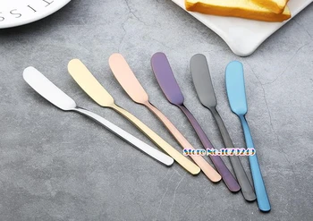 304 Stainless Steel Butter Knife,Cheese Dessert Jam Spreaders, Cream Gold Black Rose Gold Knifes Western Cutlery Breakfast Tool
304 Stainless Steel Butter Knife,Cheese Dessert Jam Spreaders, Cream Gold Black Rose Gold Knifes Western Cutlery Breakfast Tool
