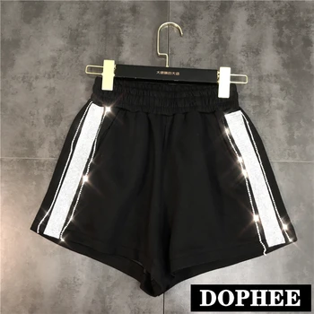 2019 Summer New Side Diamond Beading Drawstring Wild Casual HotPants Shorts Female Students
2019 Summer New Side Diamond Beading Drawstring Wild Casual HotPants Shorts Female Students