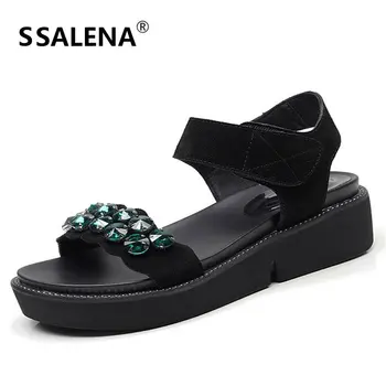 Women Flock Open Toe Sandals Female Classic Hook And Loop Fashion Shoes Ladies Summer Comfortable Thick Bottom Sandals AA60326
Women Flock Open Toe Sandals Female Classic Hook And Loop Fashion Shoes Ladies Summer Comfortable Thick Bottom Sandals AA60326