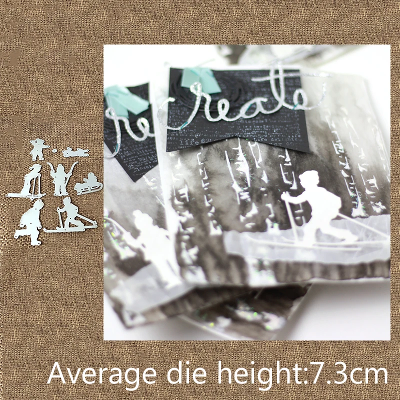 New Design Craft Metal Cutting Die cut die Playing with snow kids Scrapbooking Album Paper DIY Card Craft Embossing Die Cuts
New Design Craft Metal Cutting Die cut die Playing with snow kids Scrapbooking Album Paper DIY Card Craft Embossing Die Cuts