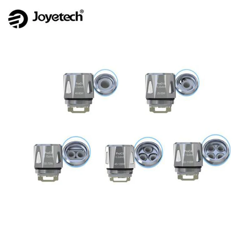Original Joyetech ProC1 ProC1-S ProC2 ProC3 ProC4 Coil Head Replacement Evaporator for ProCore Aries Atomizer 5pcs/lot | Электроника