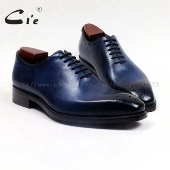 

cie square toe whole cut medallion oxford 100%genuine calf leather men shoe handmade leather man shoe goodyear welted flat ox512