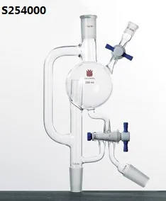 S254000 Distilling Head, Slovent, Take-off Joint:24/40, Capacity:1000ml, Double Oblique Stopcock Bore:2mm
S254000 Distilling Head, Slovent, Take-off Joint:24/40, Capacity:1000ml, Double Oblique Stopcock Bore:2mm