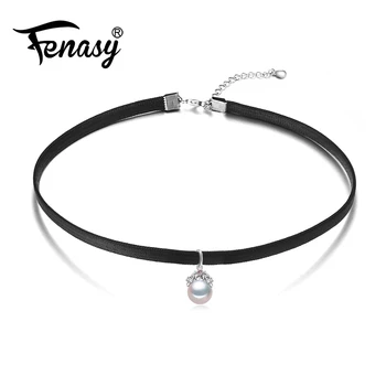 FENASY Pearl ruby flower Necklace Fashion Girl Women 925 Sterling Silver Trendy Freshwater Pearl chokers necklace Punk Style
FENASY Pearl ruby flower Necklace Fashion Girl Women 925 Sterling Silver Trendy Freshwater Pearl chokers necklace Punk Style