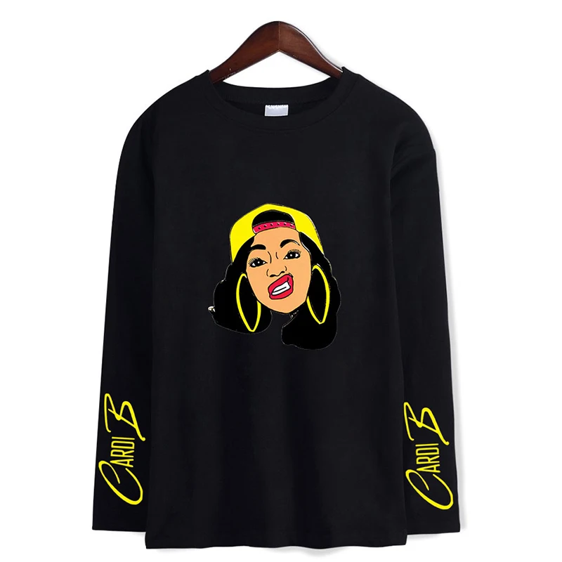 Rapper Hip Hop Funny Cardi B T-shirts Print Fashion Men Women T Shirts Casual Tee Shirt Tops Long Sleeve T-shirt Sweatshirts 4XL
Rapper Hip Hop Funny Cardi B T-shirts Print Fashion Men Women T Shirts Casual Tee Shirt Tops Long Sleeve T-shirt Sweatshirts 4XL