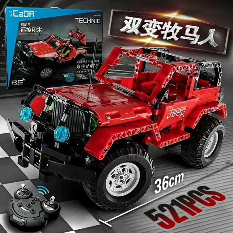Remote Control Technic Series MOC Off-road Vehicle Kits Model Car Set Building Block Toys For Children
Remote Control Technic Series MOC Off-road Vehicle Kits Model Car Set Building Block Toys For Children