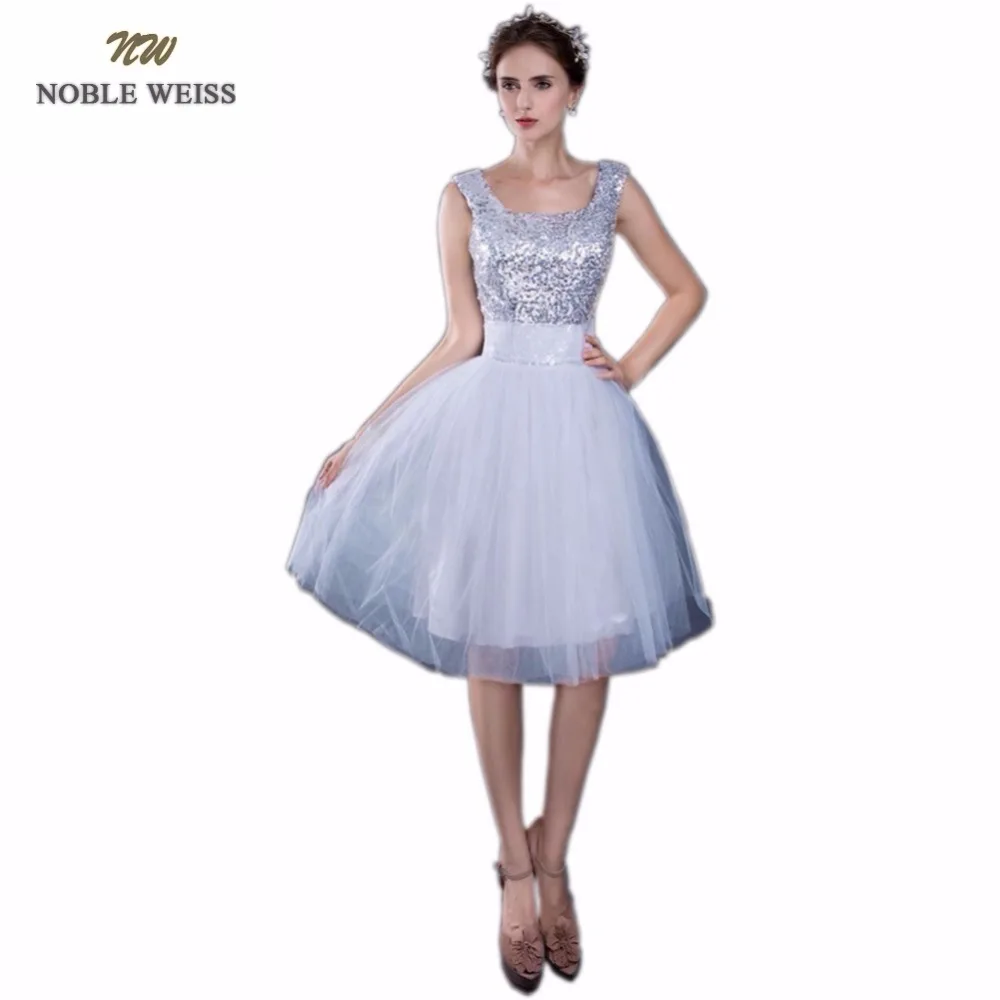 NOBLE WEISS Sexy Luxury Silver Sequin Prom Dress Knee-Length Evening Dress Gown Party Celebrity Floor length Formal Dresses
NOBLE WEISS Sexy Luxury Silver Sequin Prom Dress Knee-Length Evening Dress Gown Party Celebrity Floor length Formal Dresses