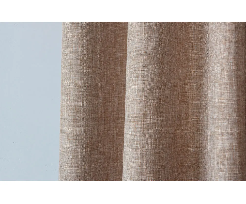 ZG090 LOZUJOJU Full shading solid color curtains for living room windows simple design bedroom thick fabric all match curtains elegant (13)