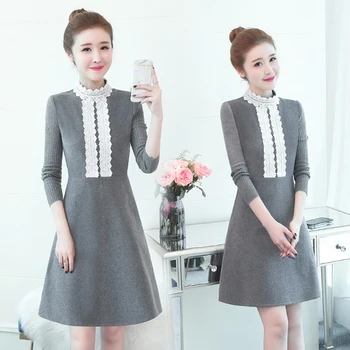 Lace Patchwork Woolen Women Dress Vestido De Festa Ukraine A-line Vintage Dress Vestidos Tuniques Femmes Fashion Women Dresses
Lace Patchwork Woolen Women Dress Vestido De Festa Ukraine A-line Vintage Dress Vestidos Tuniques Femmes Fashion Women Dresses