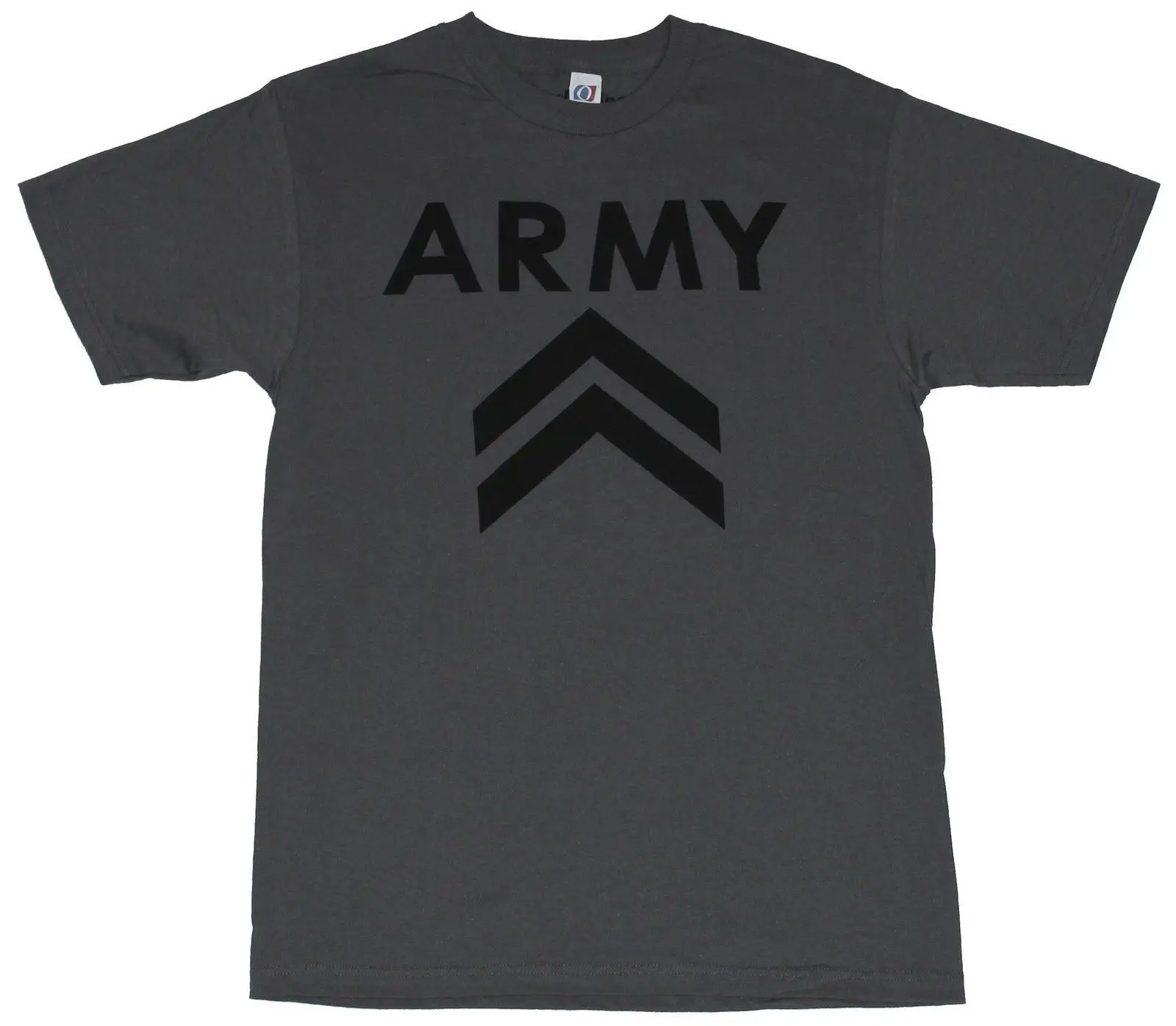 Мужская футболка в стиле милитари с двумя полосками и простым логотипом крутая