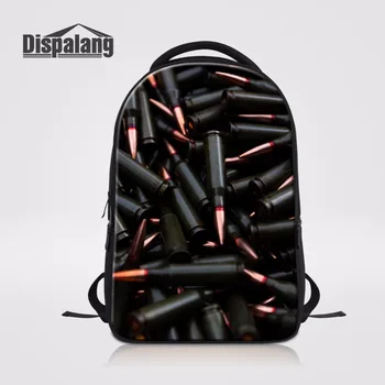 Dispalang Newest Gun Bullet Printing Laptop Backpacks for College Students Computer Backpack Men Bagpack Leisure Rucksack Rugzas
Dispalang Newest Gun Bullet Printing Laptop Backpacks for College Students Computer Backpack Men Bagpack Leisure Rucksack Rugzas