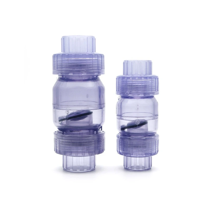 1pc Inner Dia. 25mm 32mm Flip Plate One-way Check Valve High Transparent UPVC Double Union Connector Ultra Quiet Anti Corrosion
1pc Inner Dia. 25mm 32mm Flip Plate One-way Check Valve High Transparent UPVC Double Union Connector Ultra Quiet Anti Corrosion