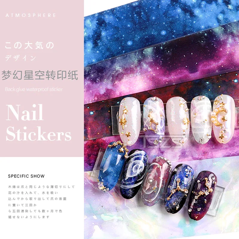 TSZS New Arrival 1box 4*100cm Colorful Nail Art Sticker Transfer Foil Dreaming Star Design Lady Nail Decoration
TSZS New Arrival 1box 4*100cm Colorful Nail Art Sticker Transfer Foil Dreaming Star Design Lady Nail Decoration