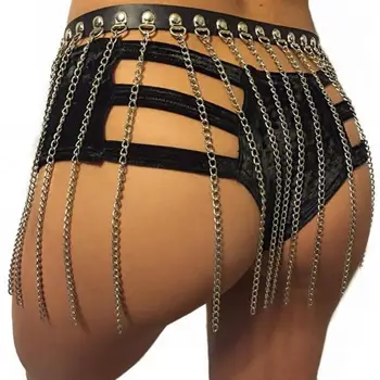 New Fashion Style WRB1001 Women Leather Harness Bondage Beach Leather Waist Belly Silver Chains Belly Leather Jewelry
New Fashion Style WRB1001 Women Leather Harness Bondage Beach Leather Waist Belly Silver Chains Belly Leather Jewelry