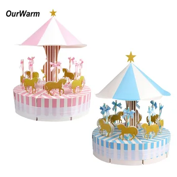 OurWarm Baby Carousel Party Decorations Birthday Wedding Paper Gift Box Candy Boxes with Unicorn Cake Topper
OurWarm Baby Carousel Party Decorations Birthday Wedding Paper Gift Box Candy Boxes with Unicorn Cake Topper