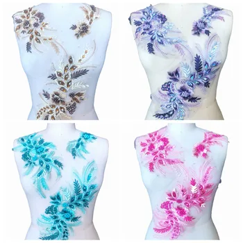 big red Three-dimensional flowe lace applique with handsewing beads rhinestones trim sew on patches 50*25cm for dress accessory
big red Three-dimensional flowe lace applique with handsewing beads rhinestones trim sew on patches 50*25cm for dress accessory