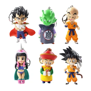 8-9cm 6pcs/lot Dragon Ball Goku Vegeta Krillin ChiChi Piccolo Kakarotto Keychain Pendant PVC Action Figure Collectible Model Toy
8-9cm 6pcs/lot Dragon Ball Goku Vegeta Krillin ChiChi Piccolo Kakarotto Keychain Pendant PVC Action Figure Collectible Model Toy