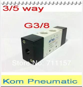 3/8" BSP 5 Port 3 Position Double Head Solenoid Air Valve Inner Piloted Acting 4A330C-10 5/3
3/8" BSP 5 Port 3 Position Double Head Solenoid Air Valve Inner Piloted Acting 4A330C-10 5/3