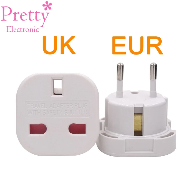 UK to European Euro EU AC Travel Charger Adapter Plug Outlet Converter Adapter power conversion plug Universal mobile phone
UK to European Euro EU AC Travel Charger Adapter Plug Outlet Converter Adapter power conversion plug Universal mobile phone