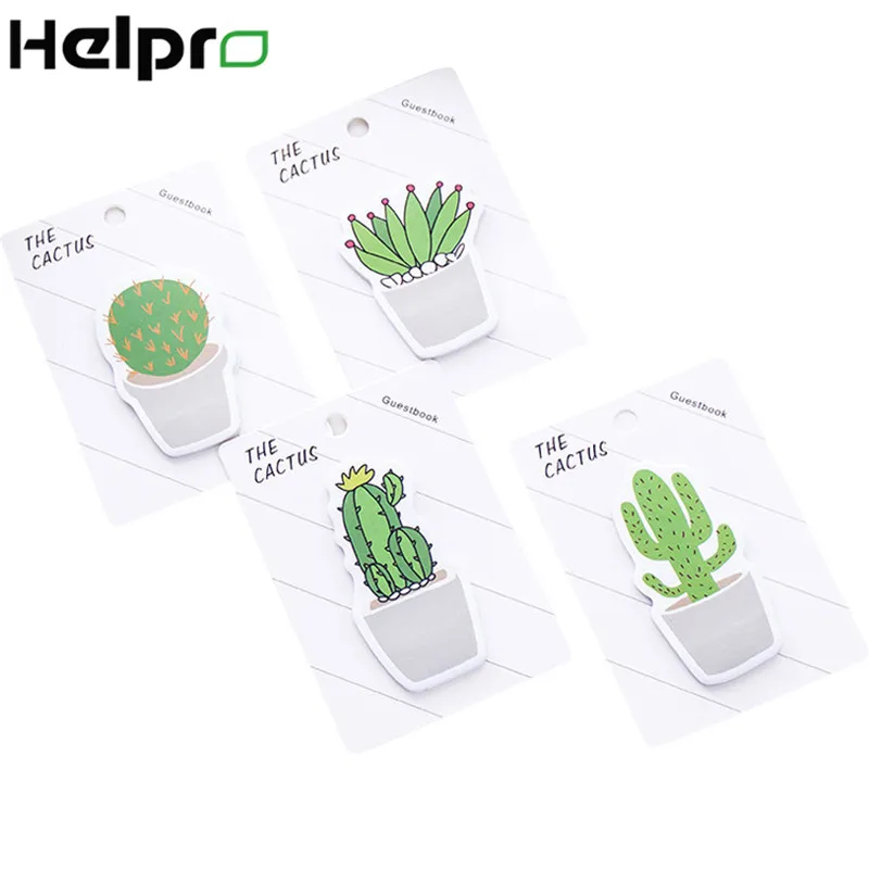 Helpro 30 Sheets/Set Cactus Sticky Notes Kawaii Paper Sticker Diary Notepad DIY Memo Pad Office School Stationery Supplies
Helpro 30 Sheets/Set Cactus Sticky Notes Kawaii Paper Sticker Diary Notepad DIY Memo Pad Office School Stationery Supplies