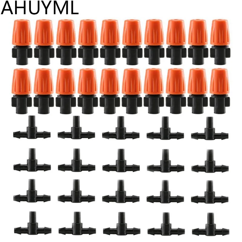 25 Set Automatic Watering Mini Adjustable Atomizing nozzle Irrigation Drippers 360 Degree Emitter Drip System Orange Nozzle
25 Set Automatic Watering Mini Adjustable Atomizing nozzle Irrigation Drippers 360 Degree Emitter Drip System Orange Nozzle