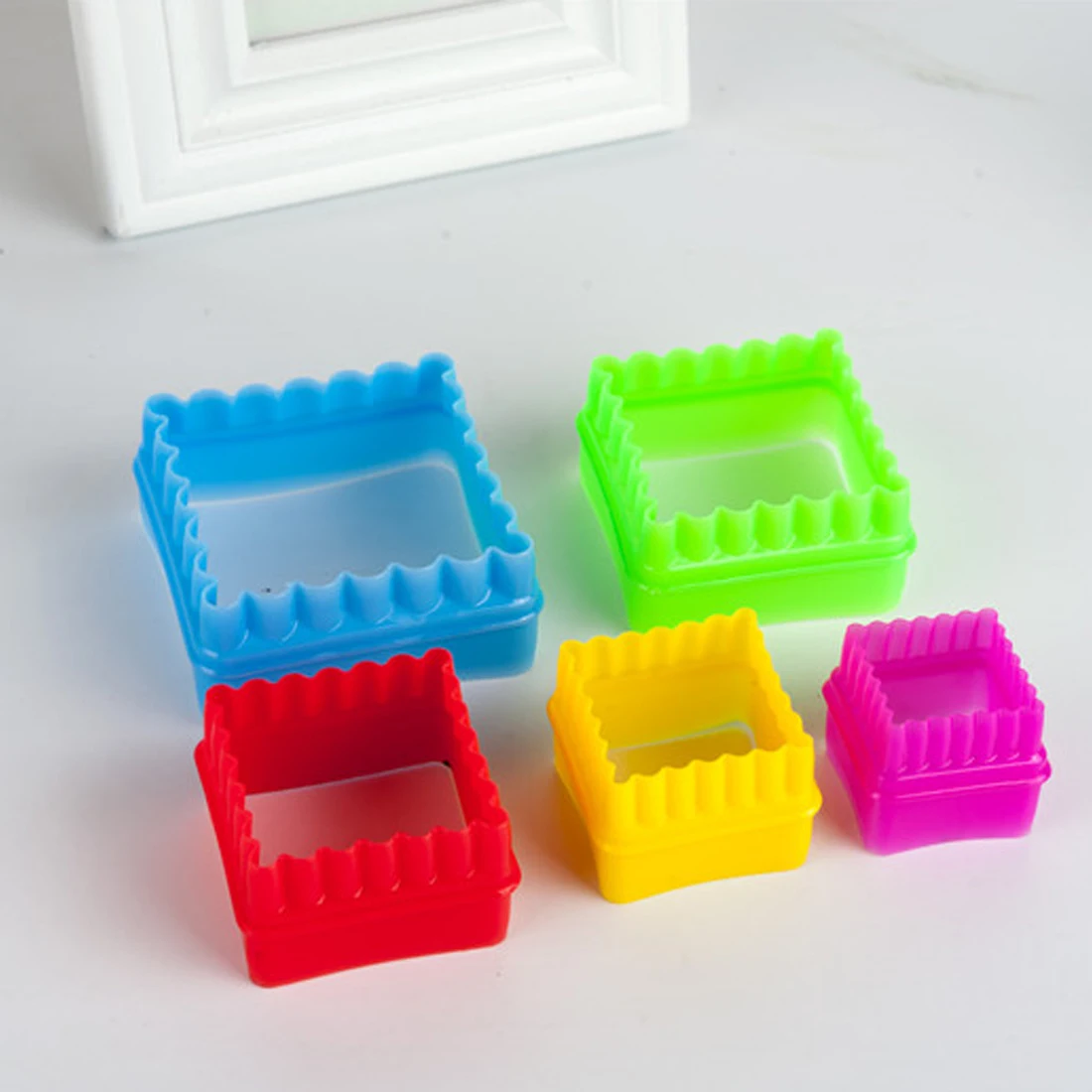 Top Sale Cake mold Cookies Cutter Frame Fondant Biscuit Cake Mould 5pcs DIY Star Chirstmas Tree Round Heart Flower Mold
Top Sale Cake mold Cookies Cutter Frame Fondant Biscuit Cake Mould 5pcs DIY Star Chirstmas Tree Round Heart Flower Mold