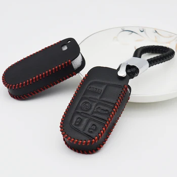 Leather Key Case Cover For Jeep Renegade 2014 2015 Grand Cherokee Chrysler 300C For Fiat Freemont Braid Woven Rope Keychain Ring
Leather Key Case Cover For Jeep Renegade 2014 2015 Grand Cherokee Chrysler 300C For Fiat Freemont Braid Woven Rope Keychain Ring