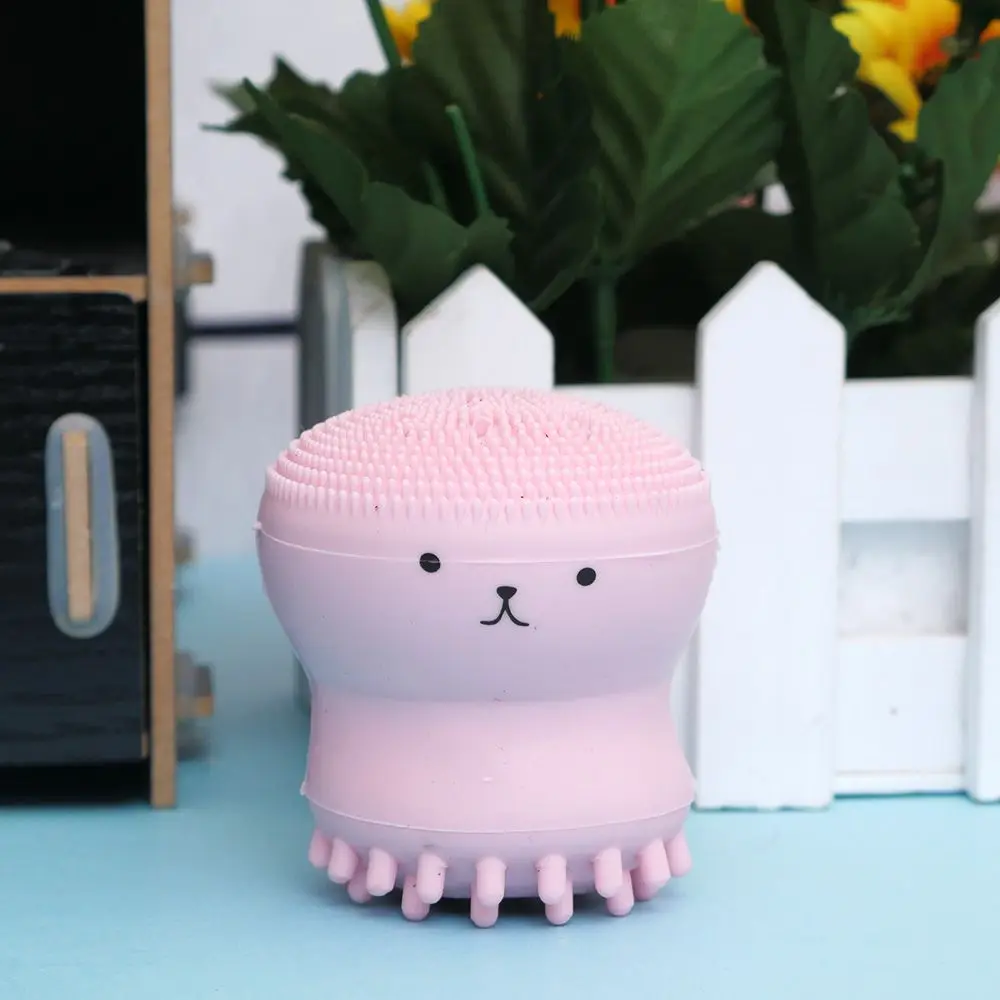 Lovely Cute Animal Small Octopus Shape Silicone Facial Cleaning Brush Deep Pore Cleaning Exfoliator Face Washing Brush Skin Care
Lovely Cute Animal Small Octopus Shape Silicone Facial Cleaning Brush Deep Pore Cleaning Exfoliator Face Washing Brush Skin Care