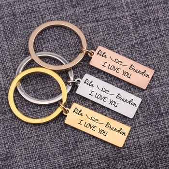 Bag Charm Round Key Tag I Love You Heart Customized Name Lovers Personality Gifts Valentine`s Day Keychain For Girlfriend Couple
Bag Charm Round Key Tag I Love You Heart Customized Name Lovers Personality Gifts Valentine`s Day Keychain For Girlfriend Couple