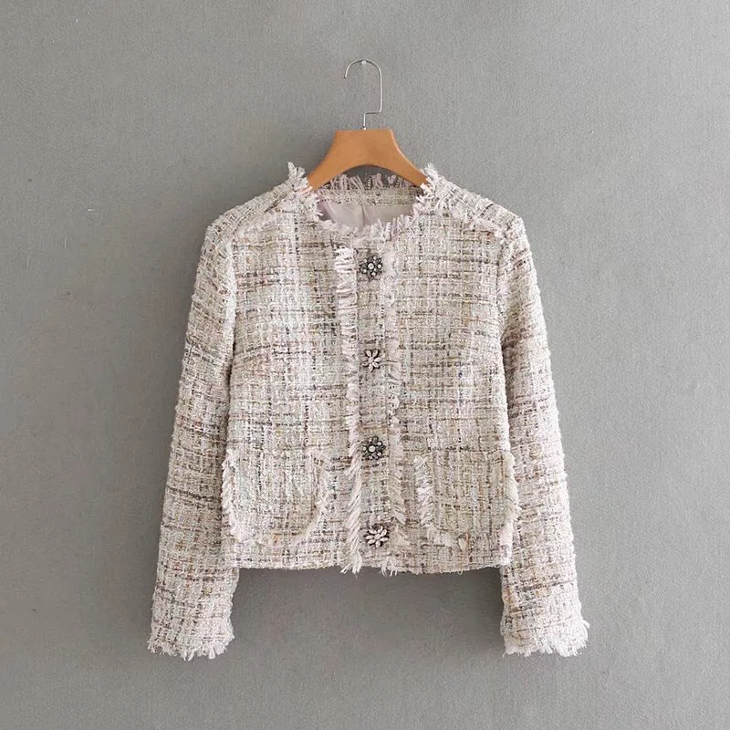 WT2836 New elegant beads buttons tassels slim soft tweed knit jackets women sweet short jackets ourtwear tops
WT2836 New elegant beads buttons tassels slim soft tweed knit jackets women sweet short jackets ourtwear tops