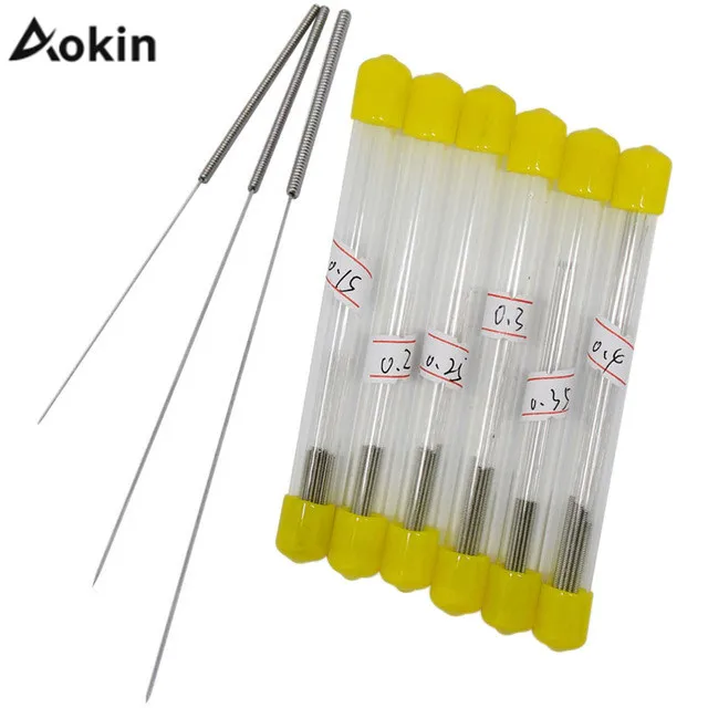 5pcs/lot 3D printer cleaning needle Stainless Steel Nozzle Cleaning Needle 0.2/0.25/0.3/0.35/0.4/0.5/0.6/0.8mm For 3D Printer
5pcs/lot 3D printer cleaning needle Stainless Steel Nozzle Cleaning Needle 0.2/0.25/0.3/0.35/0.4/0.5/0.6/0.8mm For 3D Printer
