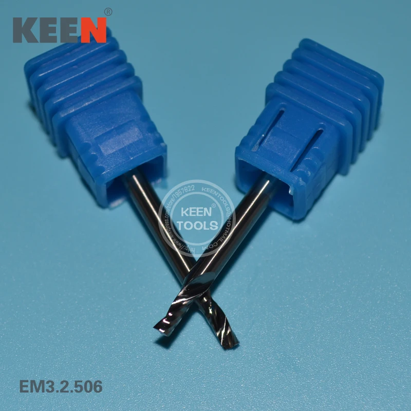 EM3.2.506mm One Flute Spiral Acrylic PVC Cutting/cnc engraving tools for acrylic/Solide Carbide End Mill
EM3.2.506mm One Flute Spiral Acrylic PVC Cutting/cnc engraving tools for acrylic/Solide Carbide End Mill
