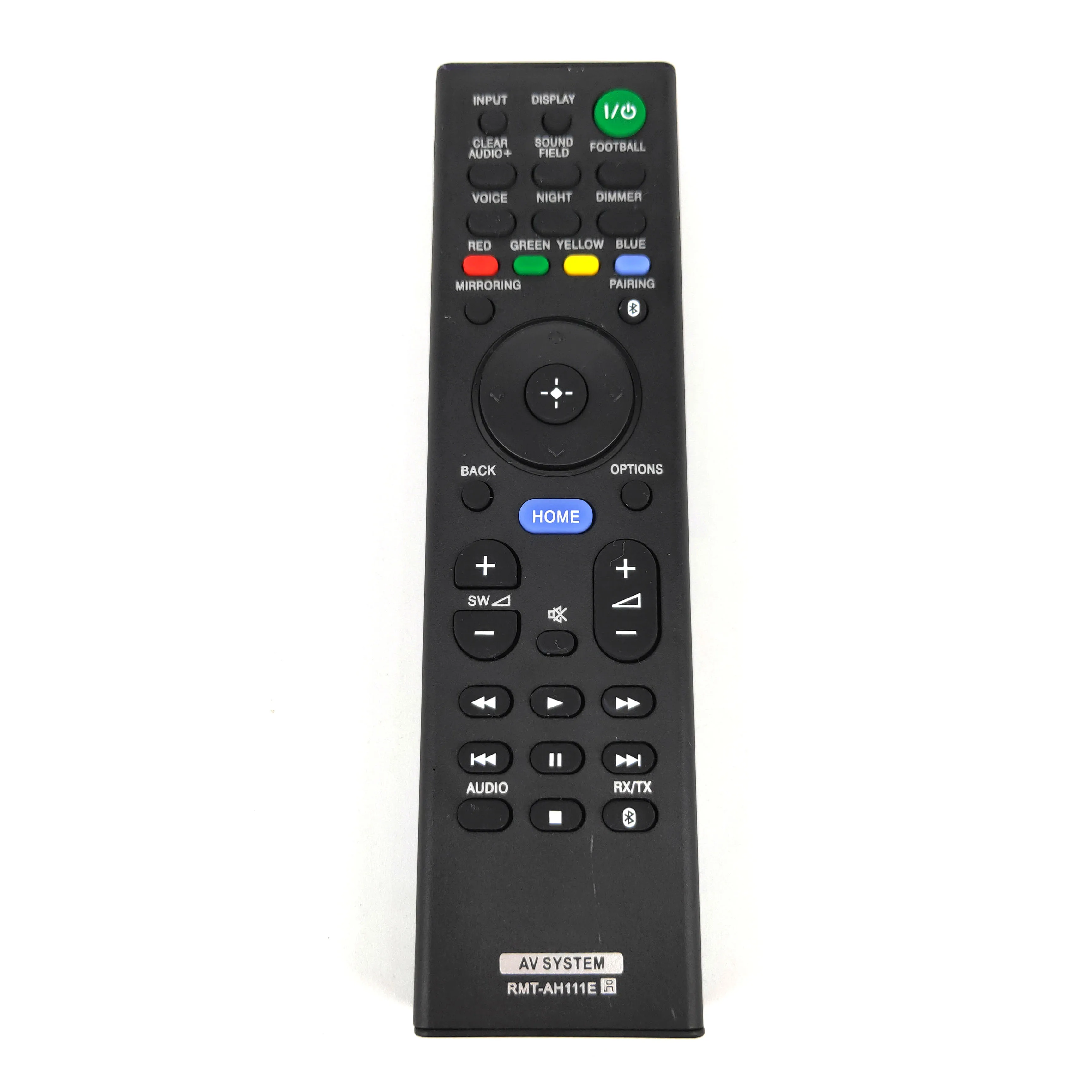 NEW RMT-AH111E for Sony Sound bar Home Theatre System Remote Control for HT-ST5 HT-XT1 HT-CT290 HT-CT291 HT-NT3 SA-CT390
NEW RMT-AH111E for Sony Sound bar Home Theatre System Remote Control for HT-ST5 HT-XT1 HT-CT290 HT-CT291 HT-NT3 SA-CT390
