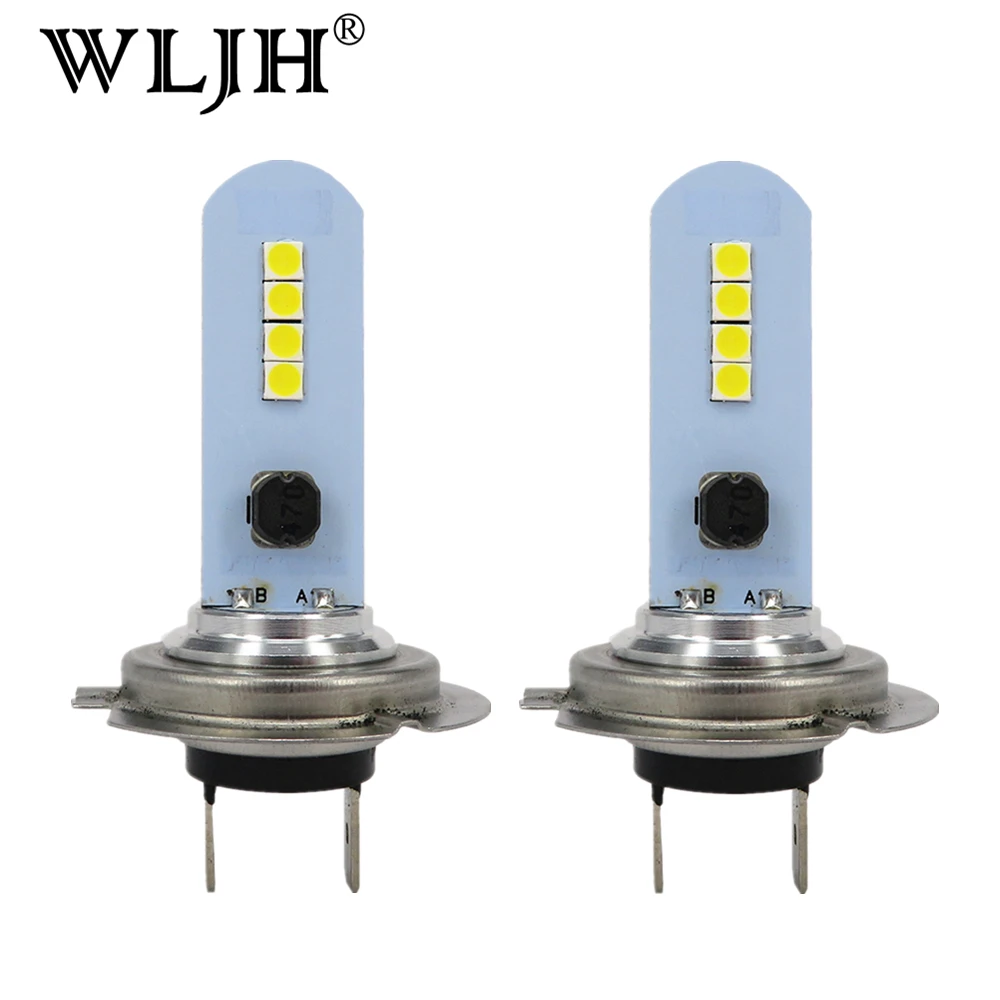 WLJH 2x Newest Version High Power 3030 Chip Car H7 LED Lamp Light Driving DRL Daytime Fog Light Bulb Replacement 6500K White
WLJH 2x Newest Version High Power 3030 Chip Car H7 LED Lamp Light Driving DRL Daytime Fog Light Bulb Replacement 6500K White