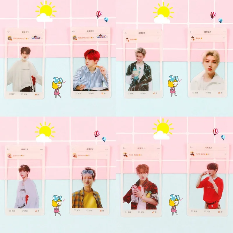 

Nine Percent Waterproof Collective Photocard PVC Transparent Photo Card Statinery Supply Student Teacher Gift