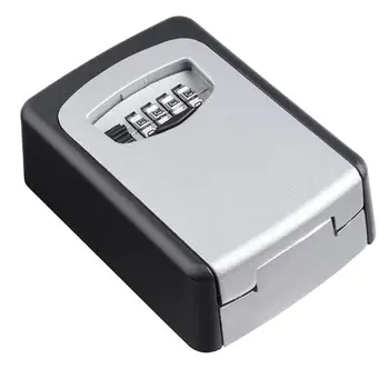 Wall-mounted 4 Digit Password Combination Security Storage Box Key Safe Lock Case
Wall-mounted 4 Digit Password Combination Security Storage Box Key Safe Lock Case
