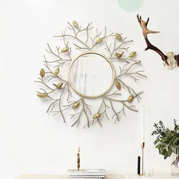 European Wrought Iron 3D Bird Wall Hanging Decorative Mirror Wall Crafts Decoration Home Livingroom Background Mural R2108
European Wrought Iron 3D Bird Wall Hanging Decorative Mirror Wall Crafts Decoration Home Livingroom Background Mural R2108