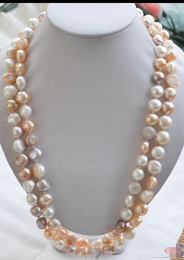 FREE SHIPPINGP4296 50" 15mm WHITE PINK LAVENDER BAROQUE freshwater pearl necklace
FREE SHIPPINGP4296 50" 15mm WHITE PINK LAVENDER BAROQUE freshwater pearl necklace