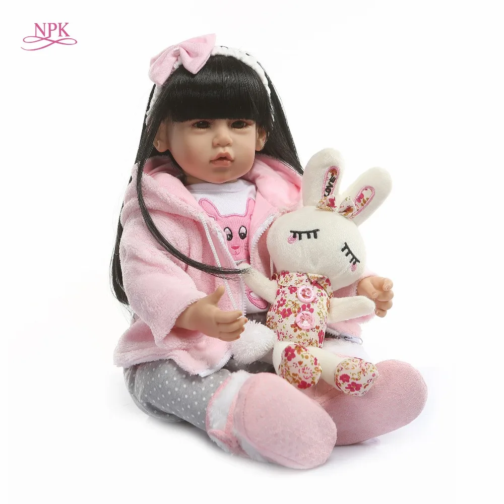 NPK Latest new 50cm Silicone Reborn Boneca Realista Fashion Baby Dolls For Princess Children Birthday Gift Bebes Reborn Dolls
NPK Latest new 50cm Silicone Reborn Boneca Realista Fashion Baby Dolls For Princess Children Birthday Gift Bebes Reborn Dolls