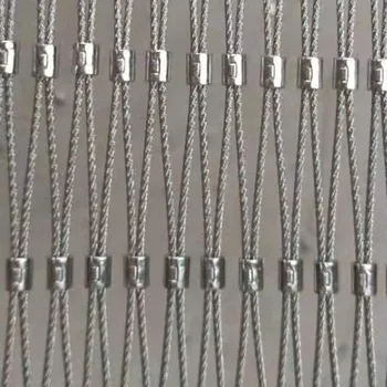 High quanitly 7x7 7x19 stainless steel enclosed animal wire rope mesh with ferrule
High quanitly 7x7 7x19 stainless steel enclosed animal wire rope mesh with ferrule