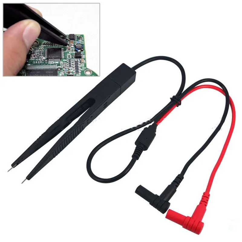 Alligator Chip Test Leads Component LCR Testing Tool Multimeter Tester Meter Pen Test Probe Lead Tweezers LCR Tool Meter Pen
Alligator Chip Test Leads Component LCR Testing Tool Multimeter Tester Meter Pen Test Probe Lead Tweezers LCR Tool Meter Pen