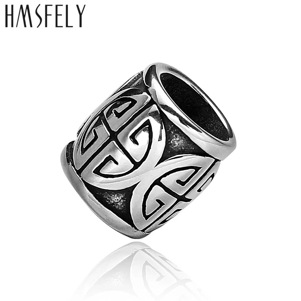HMSFELY 8mm Big Hole Stainless Steel Beads Accessories For DIY Leather Bracelet Jewelry Making Totem Pattern Bead Wholsale 5pcs
HMSFELY 8mm Big Hole Stainless Steel Beads Accessories For DIY Leather Bracelet Jewelry Making Totem Pattern Bead Wholsale 5pcs