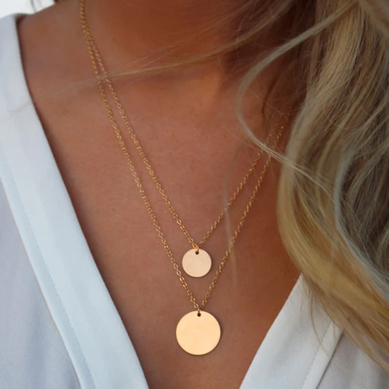 2019 Aonani Double Layered Gold Sequin Double Strand Necklace,Layering Disc , Boho Necklace, Beach Jewelry
2019 Aonani Double Layered Gold Sequin Double Strand Necklace,Layering Disc , Boho Necklace, Beach Jewelry