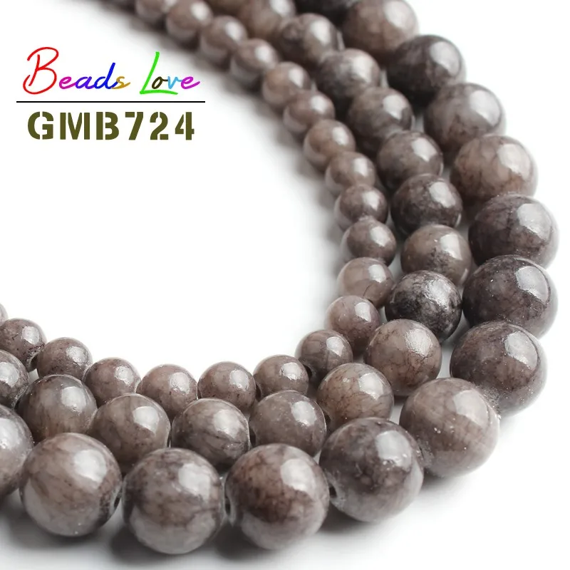Wholesale Dark Gray Persian Cloud Jades Stone 6 8 10mm Round Loose Spacer Beads For Jewelry Making DIY Bracelet Necklace 15 Inch
Wholesale Dark Gray Persian Cloud Jades Stone 6 8 10mm Round Loose Spacer Beads For Jewelry Making DIY Bracelet Necklace 15 Inch