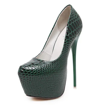 New nightclub slip-on platform for sexy women's slip-on shoes with snake print sexy charming
New nightclub slip-on platform for sexy women's slip-on shoes with snake print sexy charming