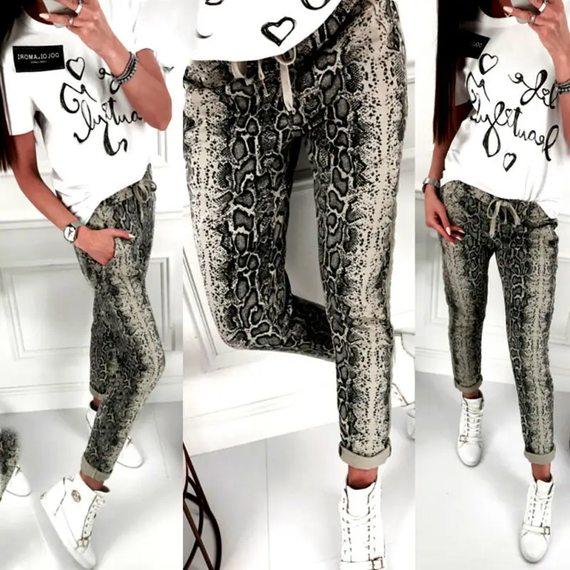 2019 high quality Women Elastic Waist Jeans Harem Pants Ladies Casual Loose Snake Long Trousers
2019 high quality Women Elastic Waist Jeans Harem Pants Ladies Casual Loose Snake Long Trousers