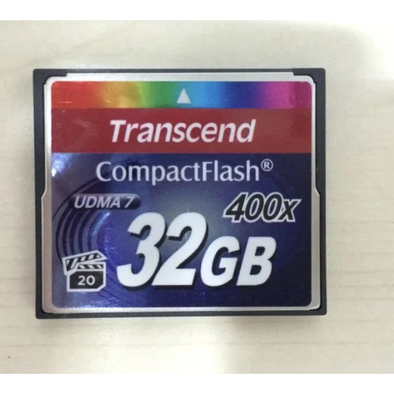 

100% Original Transcend 400X CF Card Real Capacity 32GB Professional Memory Cards Compact Flash For DSLR Camera HD 3D Video 32G
