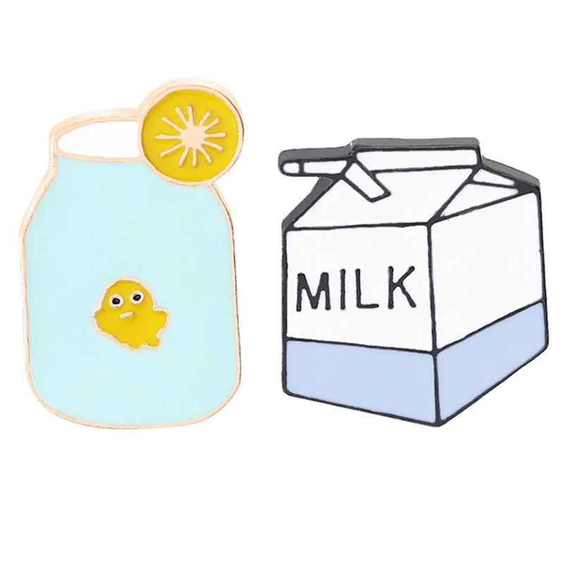 Milk Water Cup Brooches Pins Lemon Duck Pet Lapel Pin Badge Cartoon Enamel Pin Brooch Boxed Milk Glass Cup Brooch Breakfast Pins
Milk Water Cup Brooches Pins Lemon Duck Pet Lapel Pin Badge Cartoon Enamel Pin Brooch Boxed Milk Glass Cup Brooch Breakfast Pins